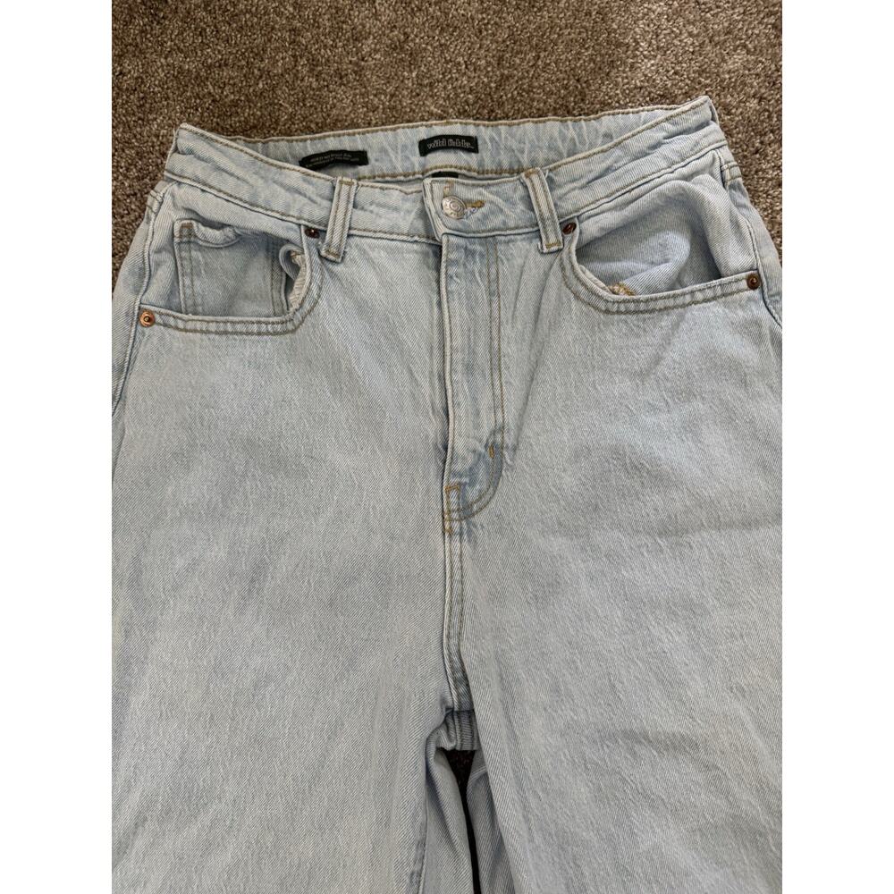 Wild Fable Ripped Knee Highest Rise Baggy Jeans Light Wash, Size 8/29r - Picture 2 of 5